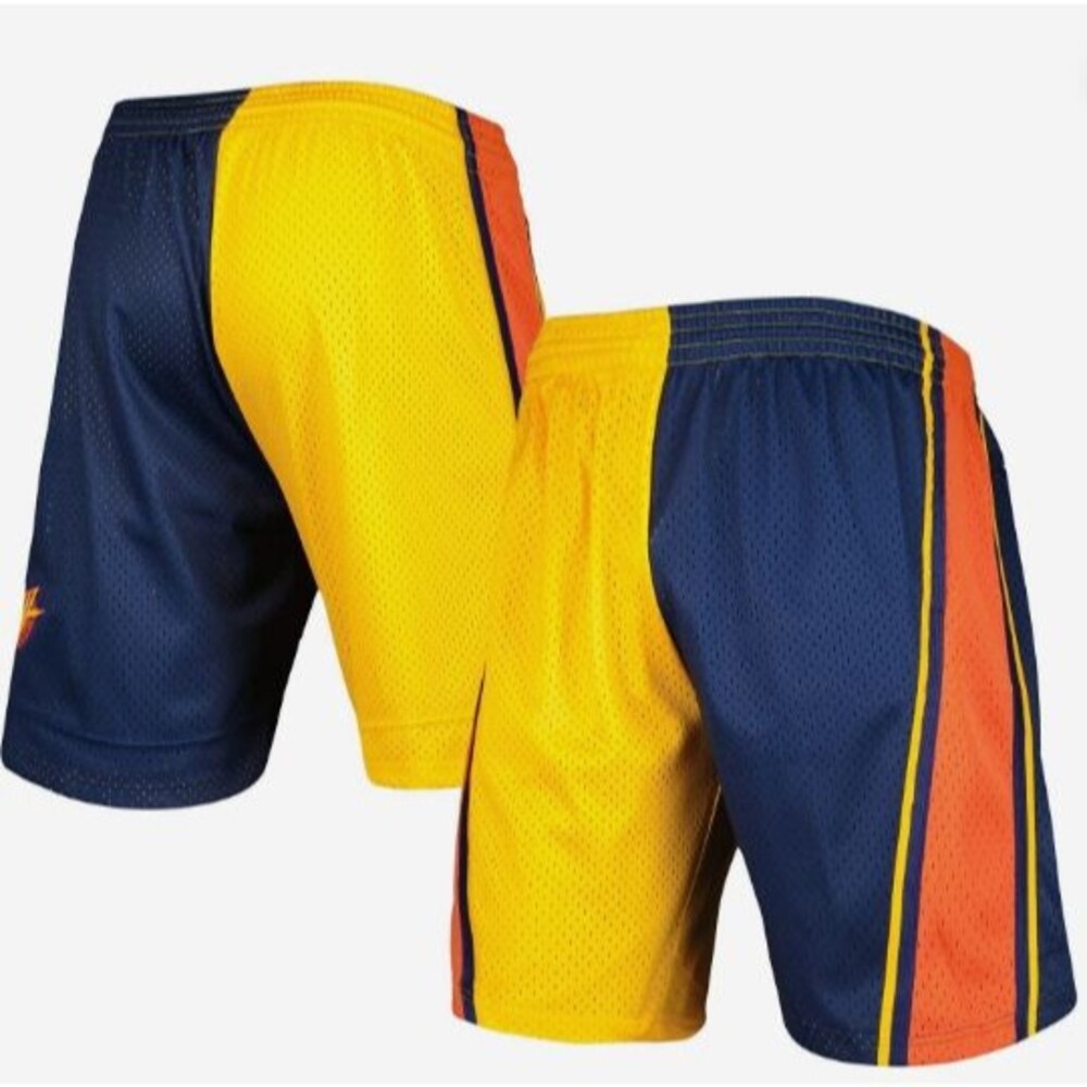 Mitchell & Ness NBA Split Swingman Shorts Golden State Warriors 2009 Size Large